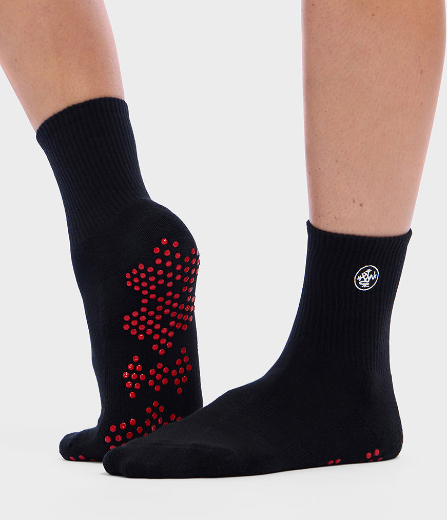 Equilibria Pilates Half Crew Socks